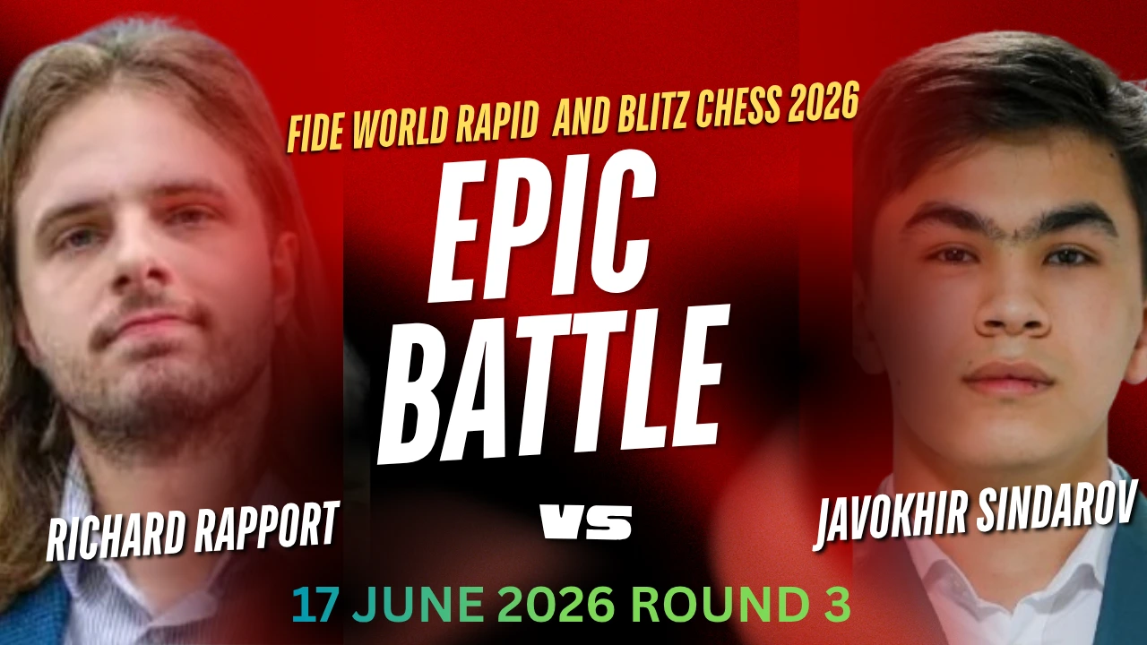Richard Rapport vs Javokhir Sindarov: 10 Powerful Moments – Sindarov’s Attack Failed, Rapport’s Strategy Won! Richard Rapport vs Javokhir Sindarov: 10 Powerful Moments – Sindarov’s Attack Failed, Rapport’s Strategy Won!
